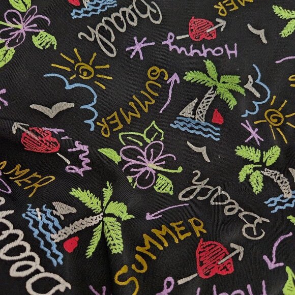 Slinky‎ Dress Ronni Nicole Women Size 6 Beach Summer Palm Tree Print Sleeveless - Picture 13 of 15